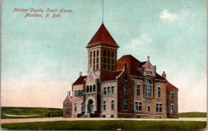 Postcard Morton County Court House in Mandon, North Dakota