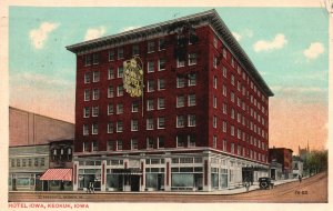 Vintage Postcard 1915 Iowa Hotel Building Keokuk Iowa IA Pub by HM Anschutz