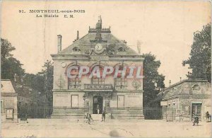 Old Postcard Montreuil sous Bois The Mayor
