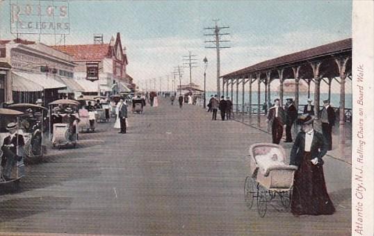 New Jersey Atlantic City Rolling Chairs On Board Walk