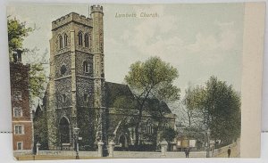 Lambeth Church UK Vintage Postcard