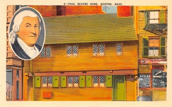 Paul Revere Home in Boston, Massachusetts