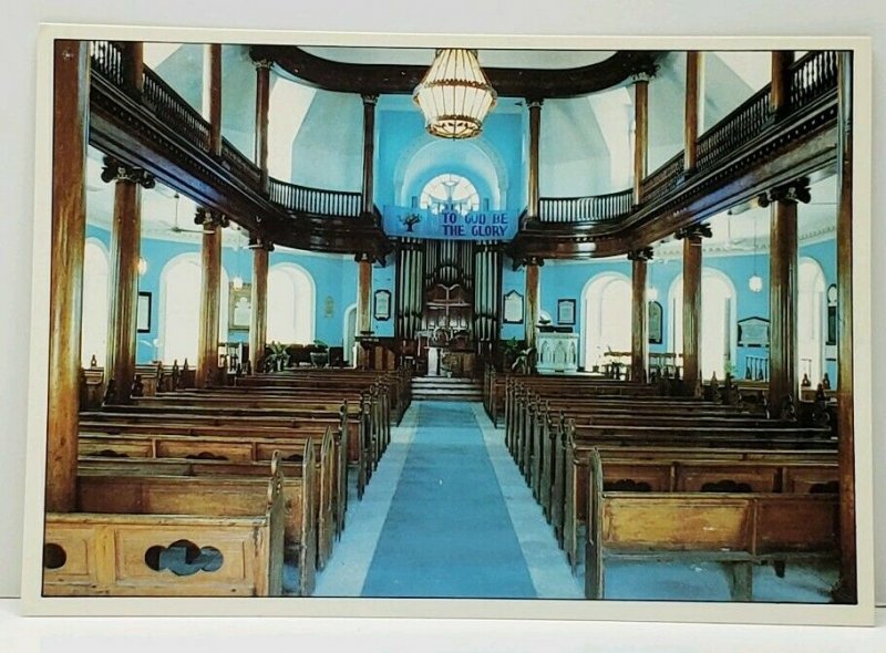 Jamaica Grand Cayman St. Andrew's Scots Kirk Church Interior View Postcard J8