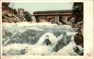 Bellows Falls Vermont VT Covered Bridge Detroit Publishing c1910 Postcard