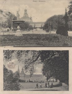 Bonn University Germany WW1 1916 War 2x  Postcard s