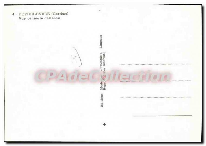Postcard Modern Peyrelevade Vue Generale Aerienne