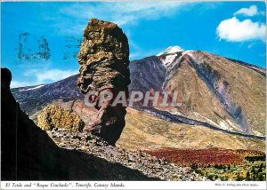 Modern Postcard El Teide and Roque Cinchado Tenerife Canary Islands