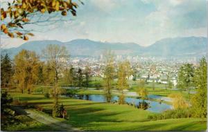 Vancouver BC Panorama From Little Mountain Unused Vintage Postcard D63