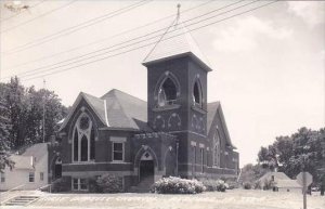 Iowa Bedford First Baptist Church Real Photo RPPC