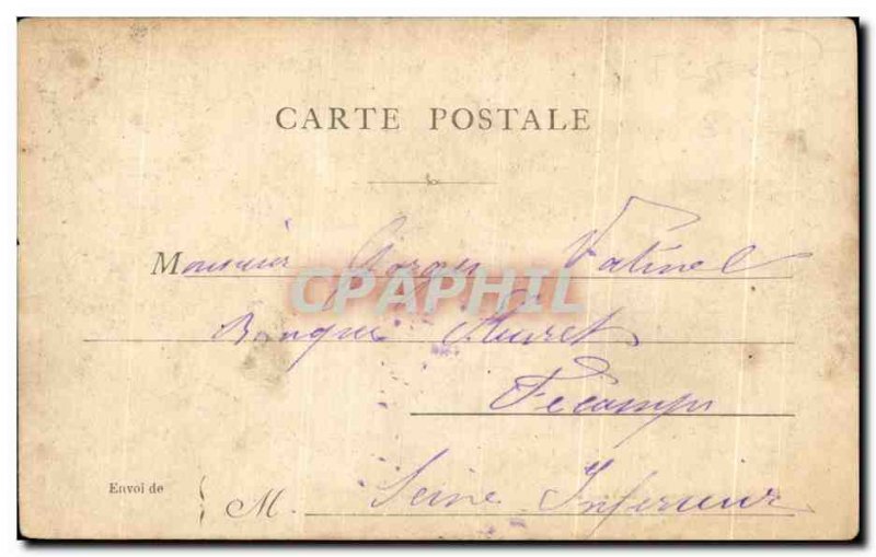 Old Postcard Paris Champs Elysees Arc de Triomphe
