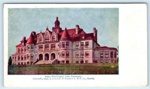 SEATTLE, WA ~ WASHINGTON STATE UNIVERSITY 1903 UDB  Postcard