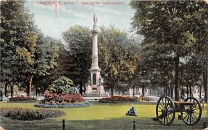 Soldiers' Monument in Lawrence, MA