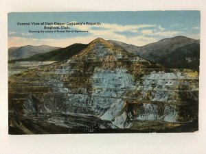 Utah Copper Co. Bingham UT Postcard Mining