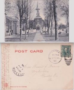 Old Swedes Church Cemetery Philadelphia PA Sol-Art Postcard Rotograph Germany