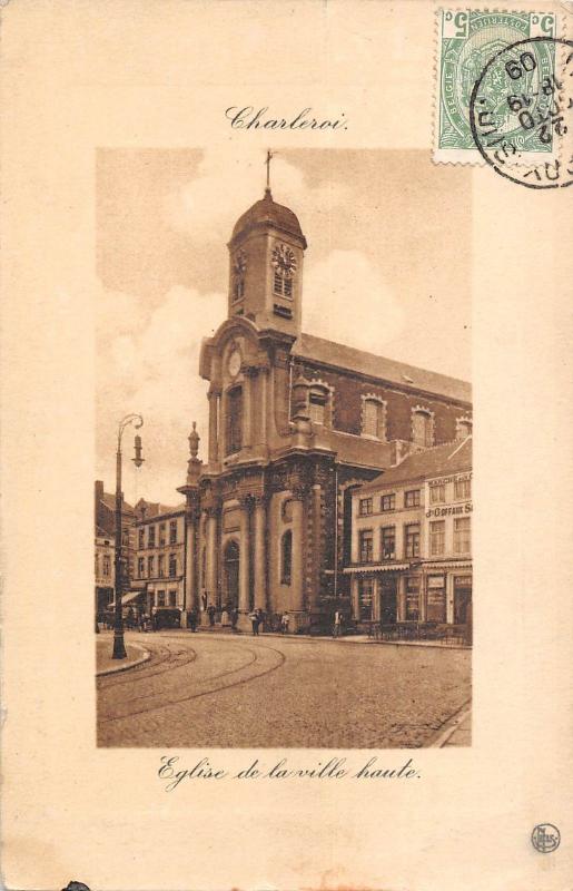 BR55171 Charleroi Eglise de laville haute belgium