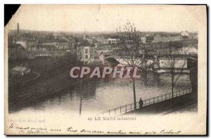 Old Postcard Le Mans Industrial