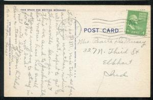 Dothan Alabama al United States Post Office linen postcard