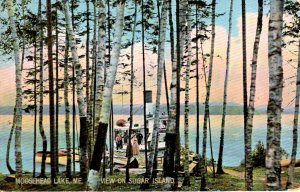 Moosehead Lake, Maine - The View on Sugar Island - in 1907