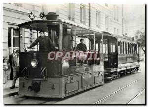 Postcard Modern Dampflokomotive Nr. 18 mit Wagen Nr. 26