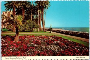 Postcard - Santa Monica's Palisades Park - Santa Monica, California