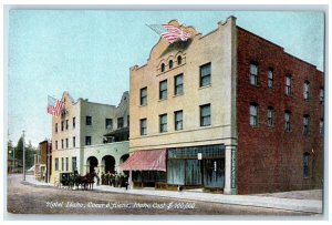 Coeur d'Alene Idaho ID Postcard Hotel Idaho Building Exterior View 1910 Vintage