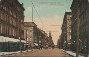 Postcard King Street Looking East Toronto Canada