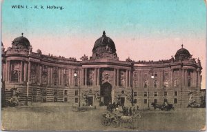 Austria Vienna Wien K.k. Hofburg  Vintage Postcard C167