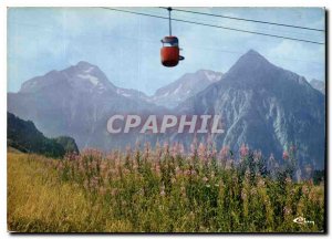 Modern Postcard Les Deux Alpes Isere Muzelle and Aiguille de Venosc