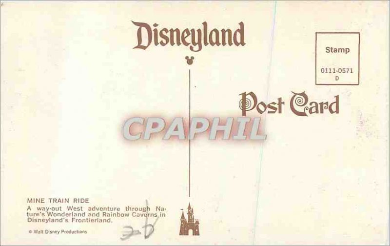 Postcard Old Mine Train Ride