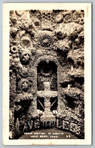 RPPC  West Bend  Iowa   Grotto  Postcard  c1930
