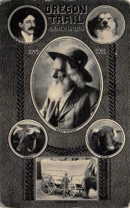 OREGON TRAIL Ezra Meeker 1911 Covered Wagon 5th Anniversary Vintage Postcard