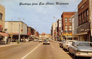 Greetings from - Eau Claire, Wisconsin WI