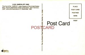 U.S.S. GARCIA (FF-1040) Commissioned 21 Dec 1964