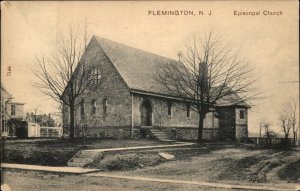 Flemington New Jersey Episcopal Church c1900-20s Vintage Postcard
