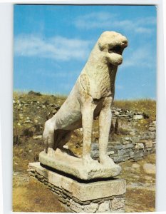 Postcard The Stoa of the Lions, Delos, Greece