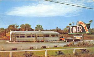 Winchester VA Duff's No. 2 Diner Clock Old Cars Postcard