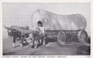Nebraska Kearney Covered Wagon Where The West Begins