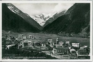 AOSTA province vintage postcard - cogne -