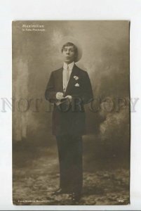 439177 Velimir MAXIMILIAN Romanian Operetta Actor Singer Vintage PHOTO postcard