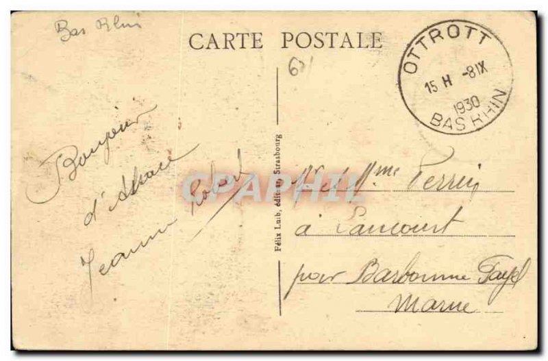 Postcard Old Sainte Odile Convent