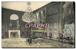 Old Postcard Rambouillet Chateau Dining Room