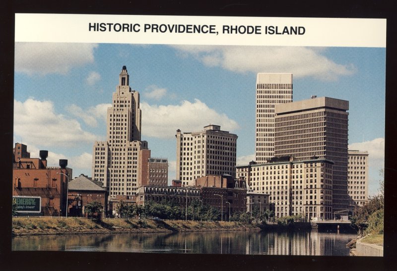 Providence, Rhode Island/RI Postcard, Historic Downtown, Superman Building