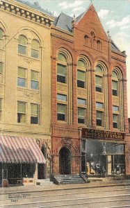 WOOLWORTH STORE & MASONIC TEMPLE COLUMBIA PENNSYLVANIA POSTCARD (c. 1910)