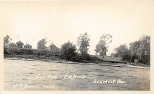 H91/ Lanoraie Oregon RPPC Postcard c1940 Sun-Rise Cabins Tourists  113