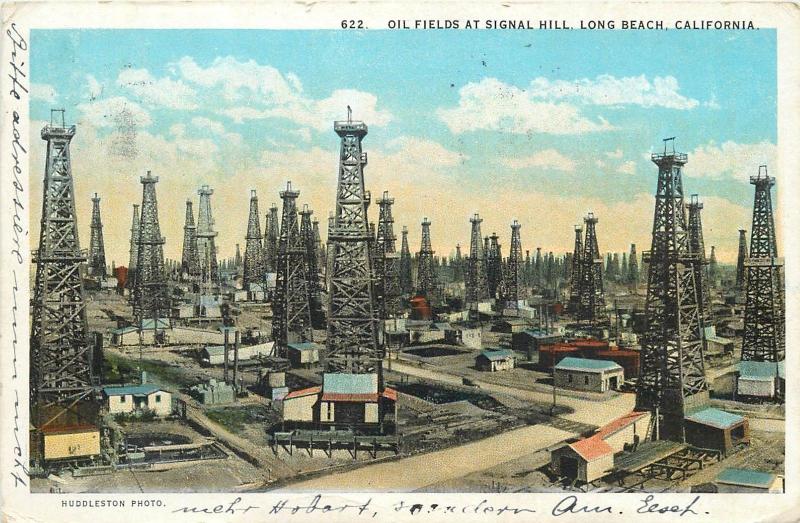 Oil Fields at Signal Hill Long Beach California United States industry 1920s