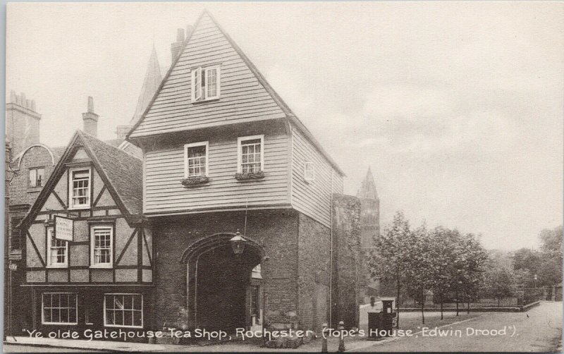 Ye Olde Gatehouse Tea Shop Rochester England Unused Postcard F97