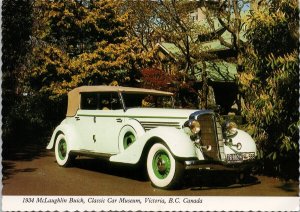 1934 McLaughlin Buick Classic Car Museum Victoria BC Automobile Postcard C10