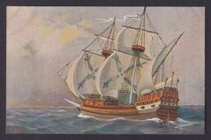 Vinatge postcard GERMANY Marine-Galerie Nr.131 - English warship