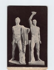 Postcard Armodio E. Aristogitone, Museo Nazionale, Naples, Italy