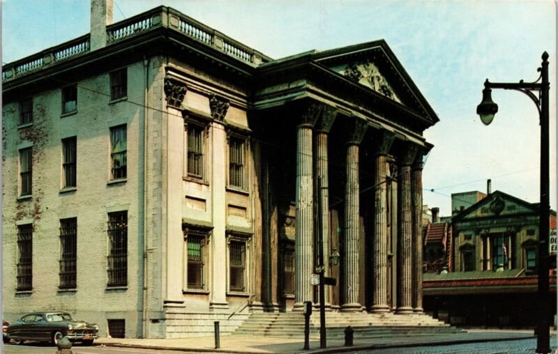 First Bank United States Philadelphia PA Pennsylvania Postcard UNP VTG Dexter